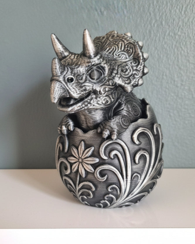 Baby Triceratops byste