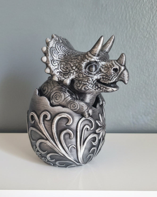 Baby Triceratops byste