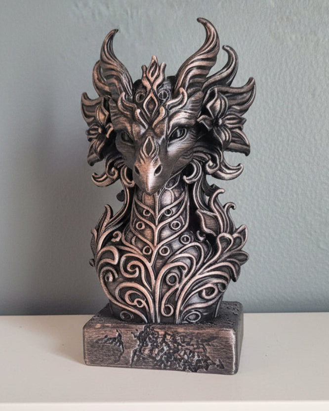 Blomster drage byste