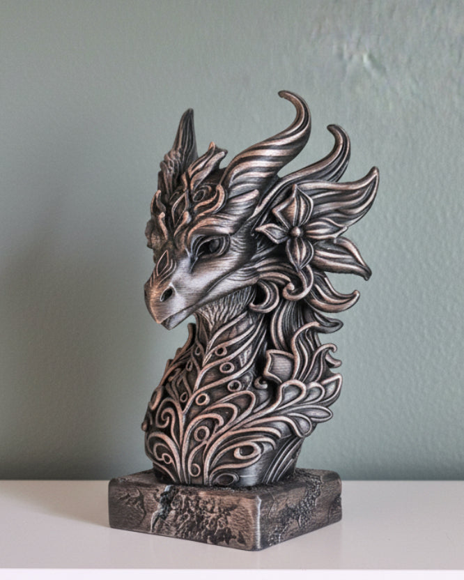 Blomster drage byste