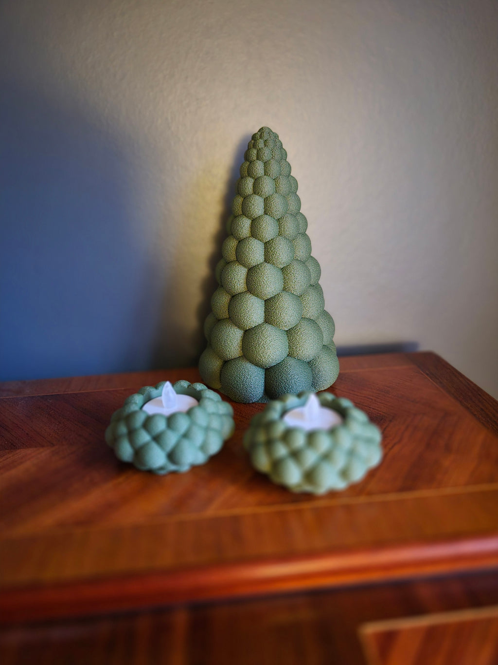 Lysestage olivengrøn