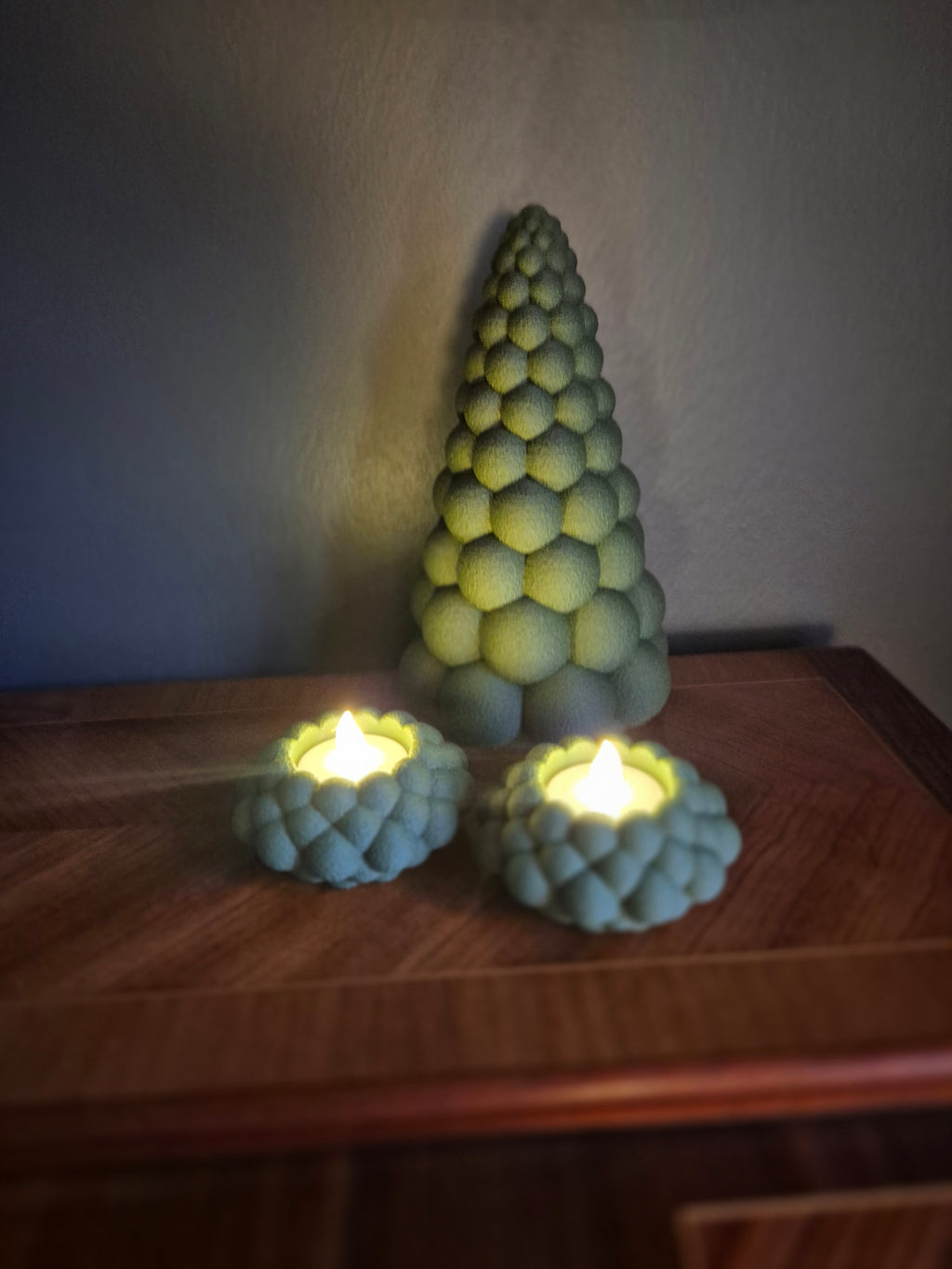 Lysestage olivengrøn