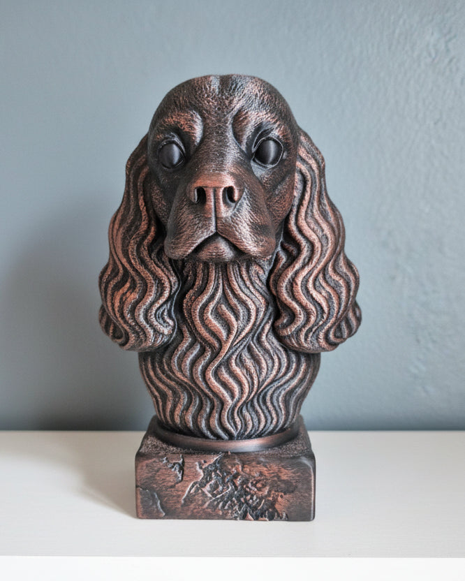 Cocker Spaniel byste