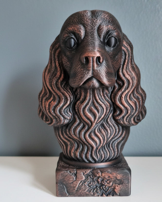 Cocker Spaniel byste