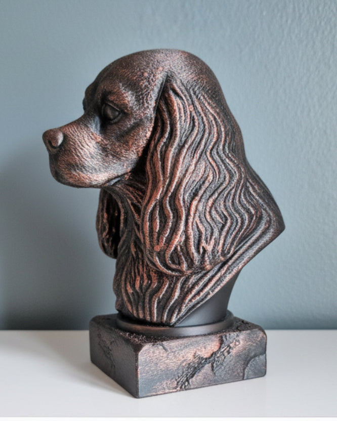 Cocker Spaniel byste