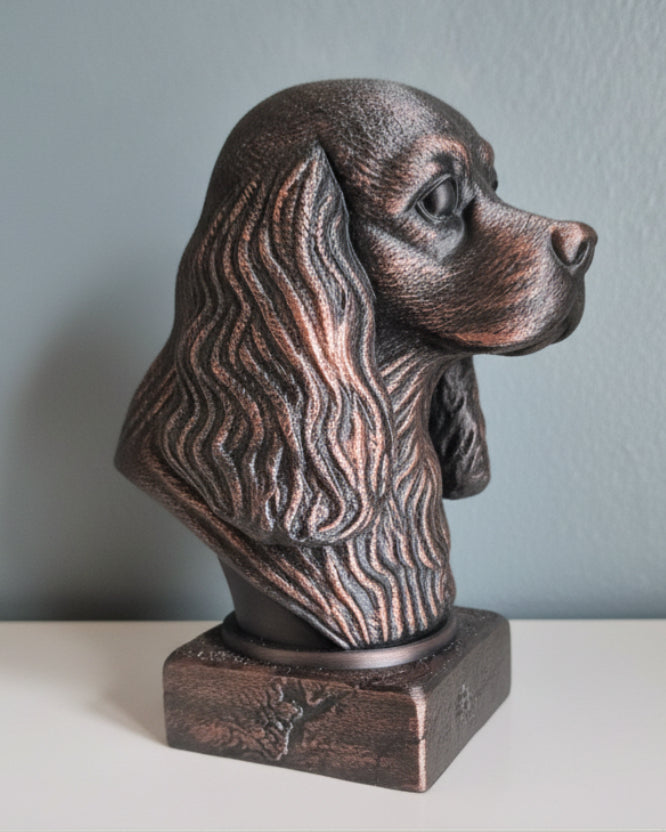 Cocker Spaniel byste