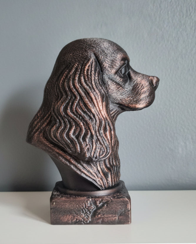 Cocker Spaniel byste