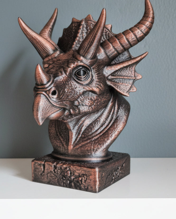Triceratops byste