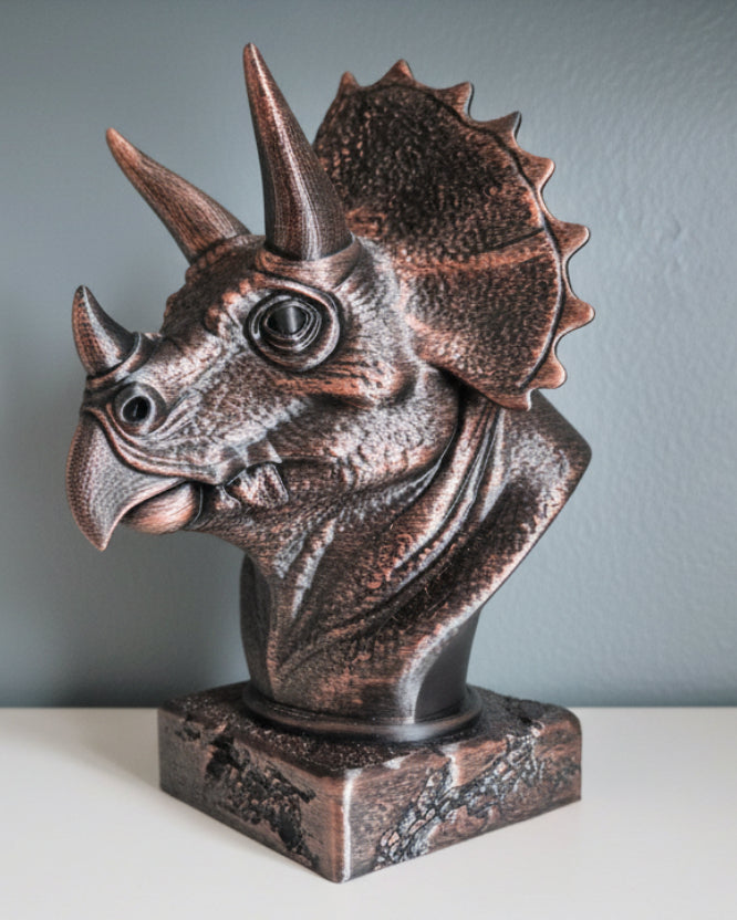Triceratops byste