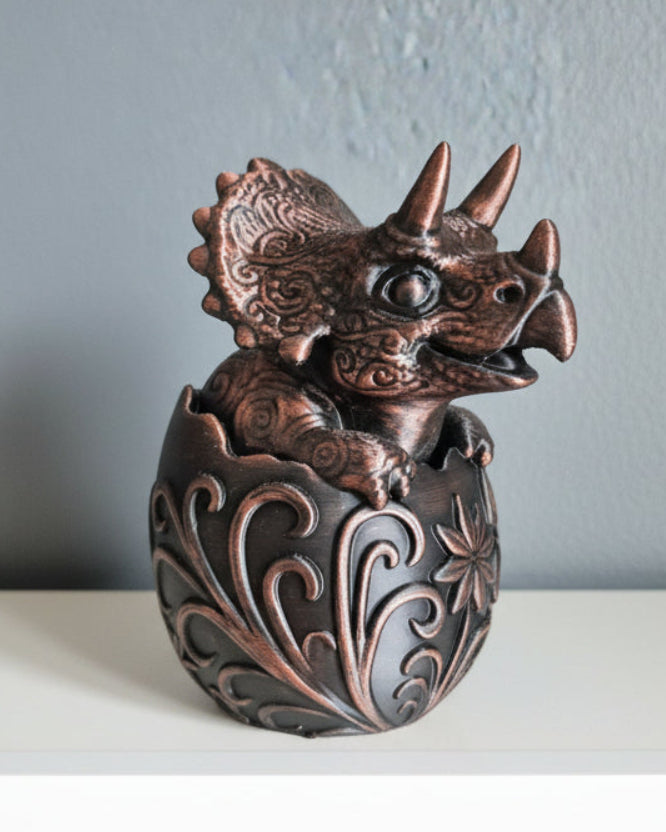 Baby Triceratops byste